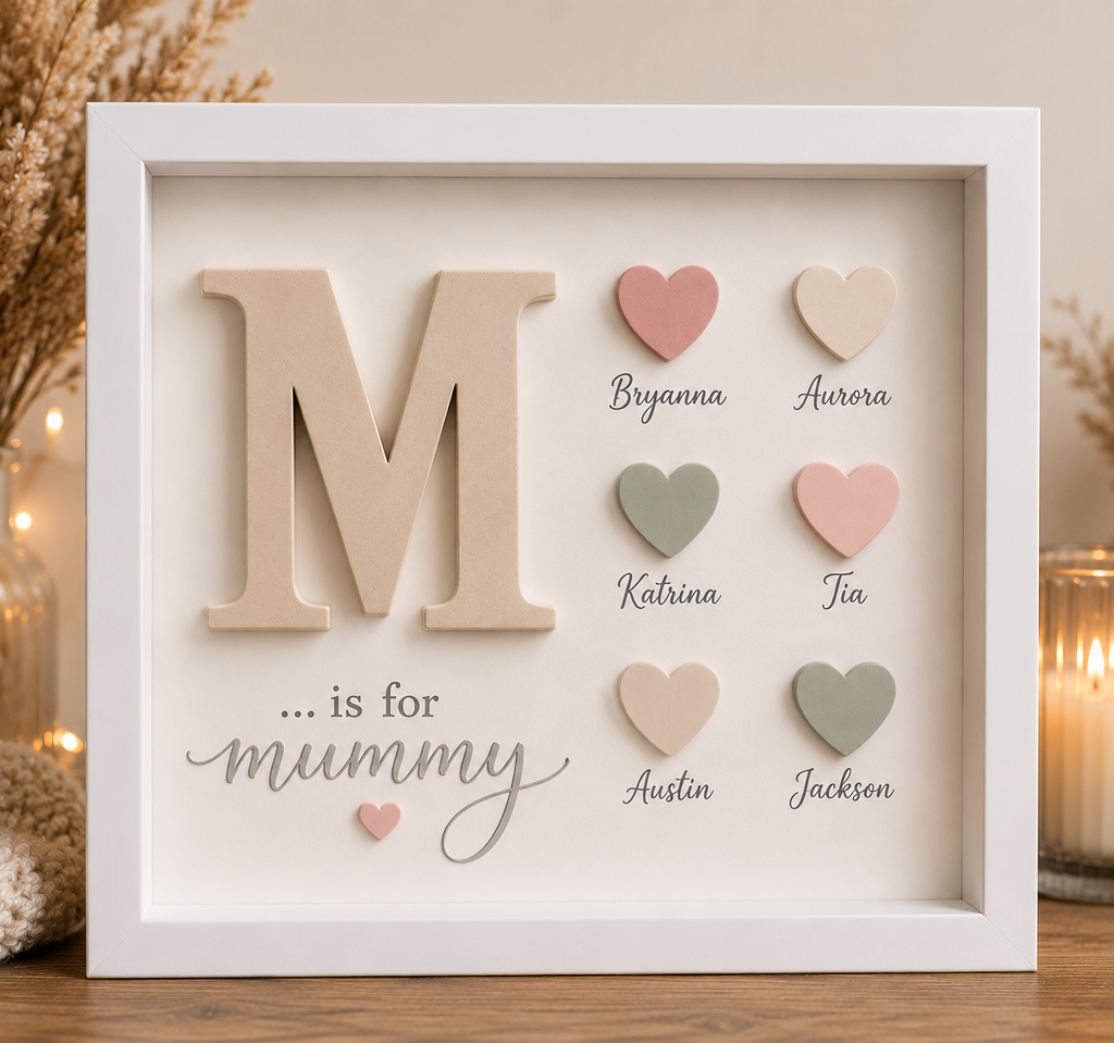 Personalised “Is For…” Family Frame
