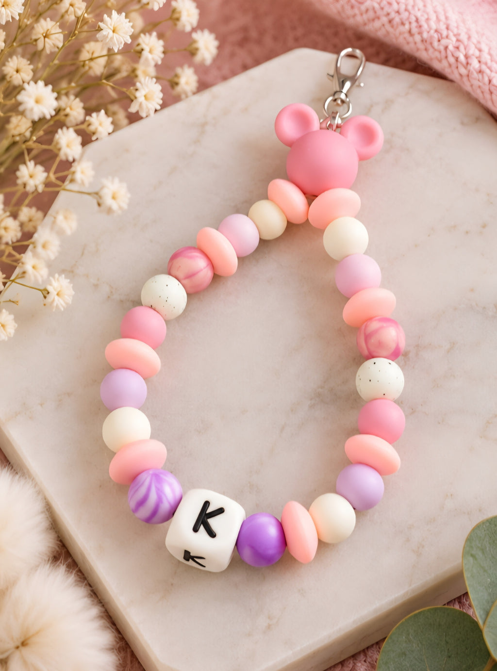Beaded Phone Charm