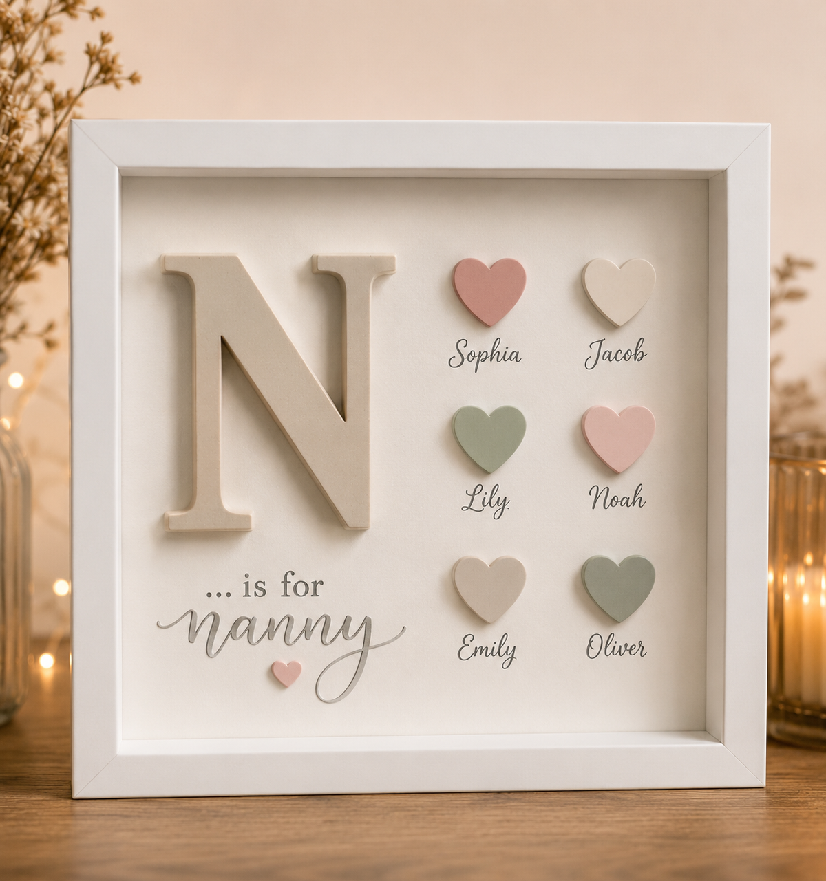 Personalised “Is For…” Family Frame